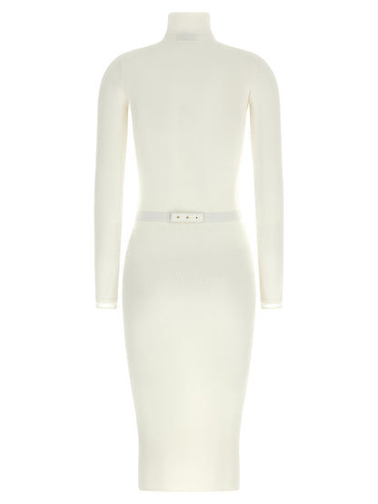 Logo belt dress Dresses