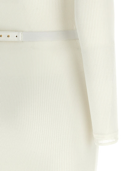Logo belt dress Dresses