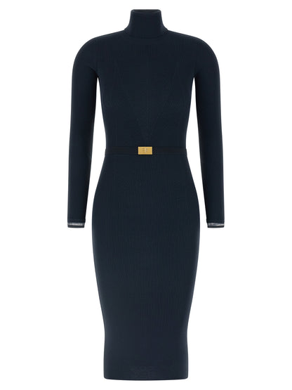 Logo belt dress Dresses