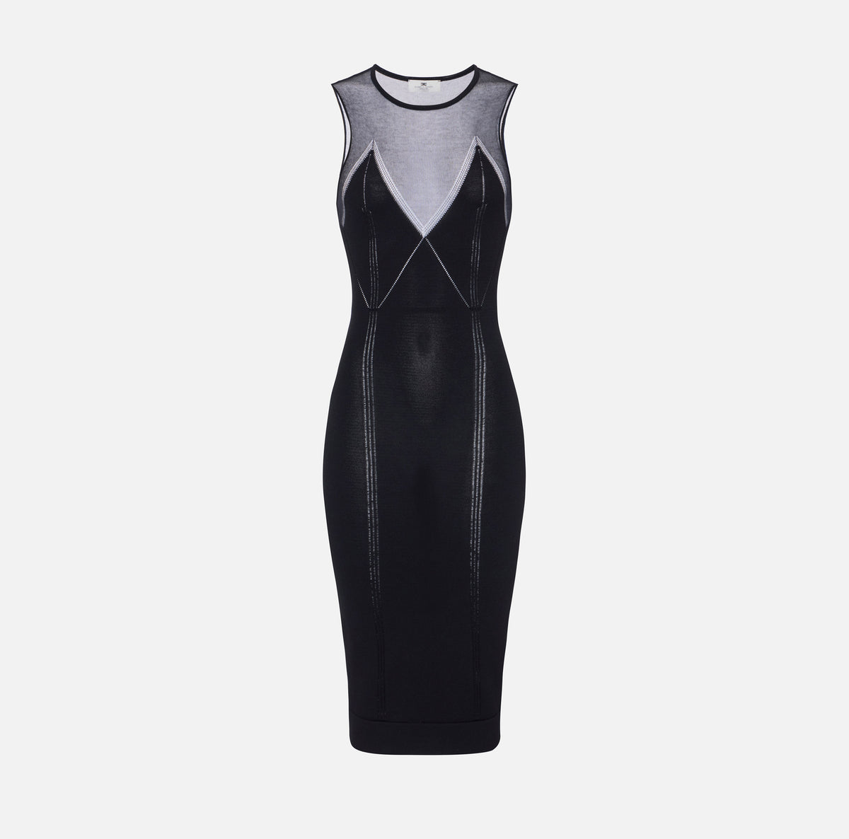 Elisabetta Franchi Abito longuette in maglia