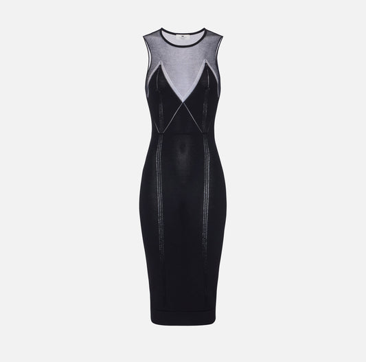 Elisabetta Franchi Abito longuette in maglia