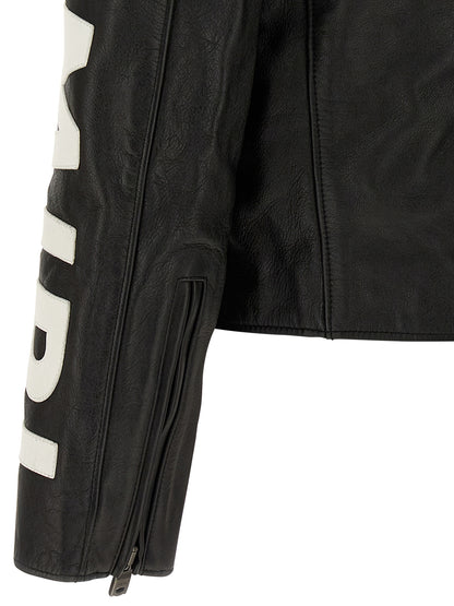 'Amiri Patch Racer' jacket Down jacket, Parka, Casual jackets