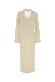 Loulou De Saison Ari u neck maxi knit dress