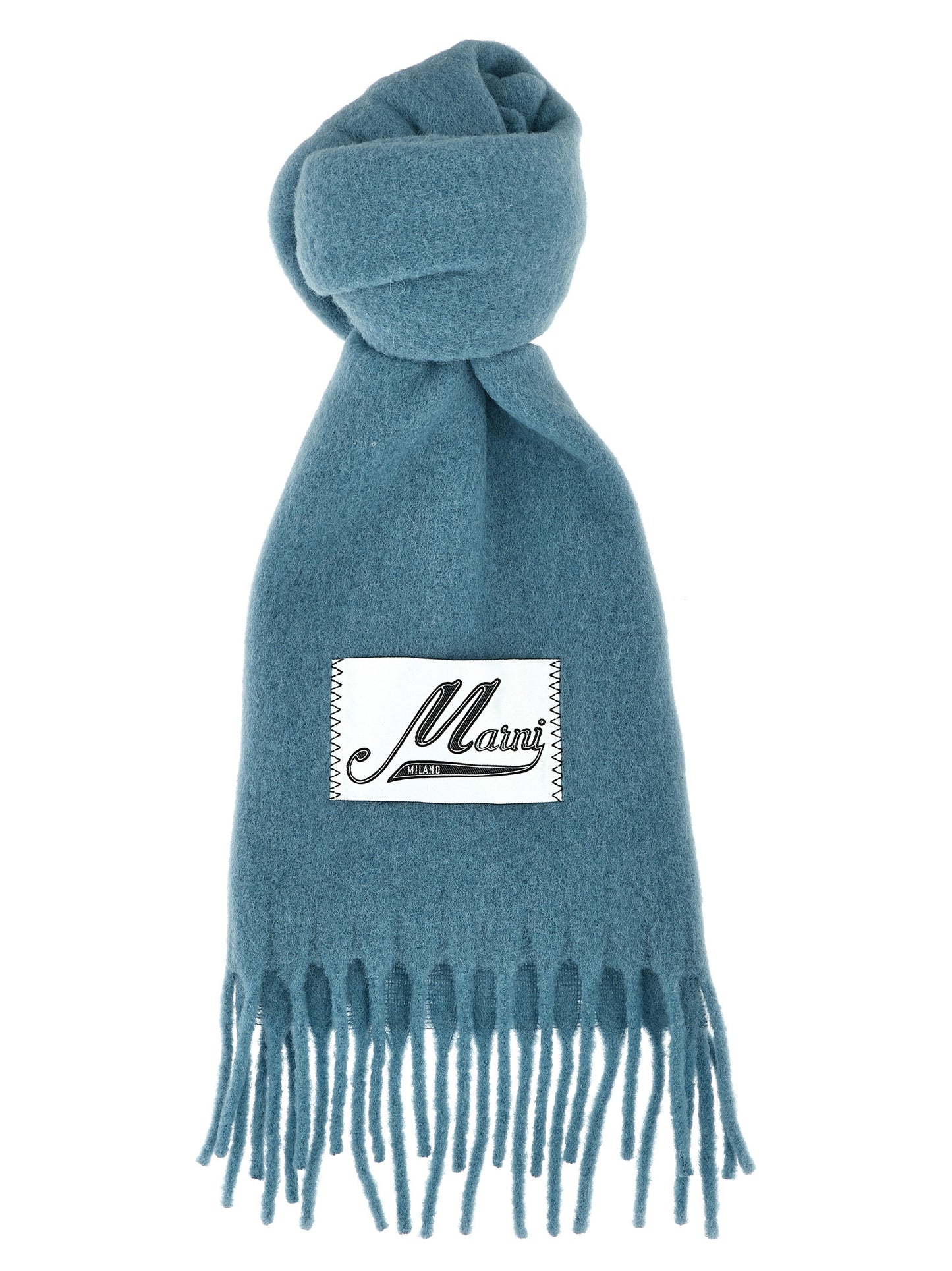 Logo patch scarf Scarves, foulards