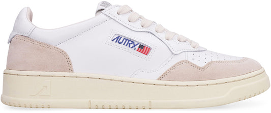 Autry Medalist low man ls33 leather/suede white