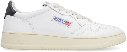 Autry Medalist low wom ll22 leather/leather white/black