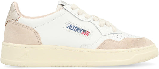 Autry Medalist low wom ls75 leather/suede white/gold