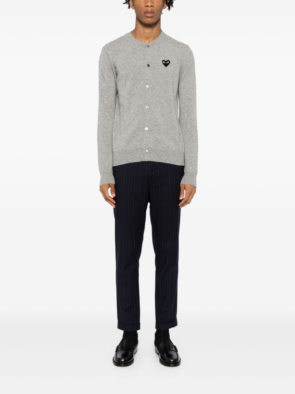 ROUND-NECK BLACK EMBLEM TOPS