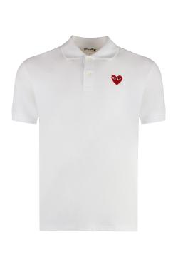 Comme des Garçons PLAY Cotton-piqué polo shirt
