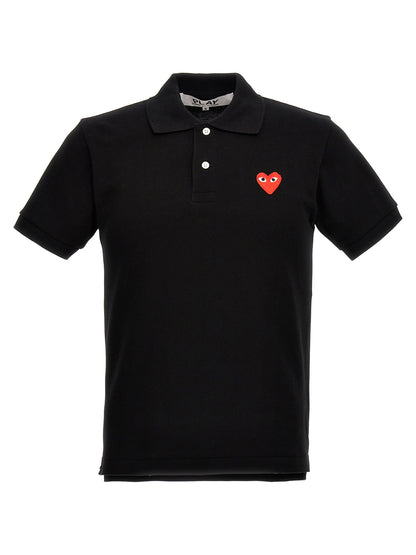 Logo patch polo shirt Polo