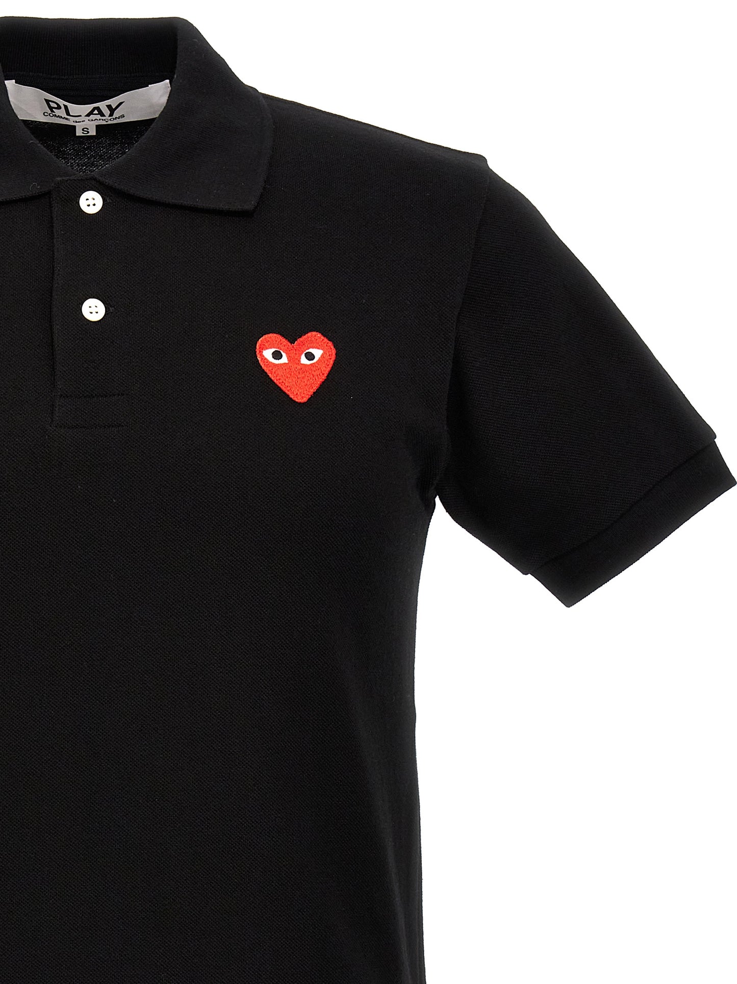 Logo patch polo shirt Polo