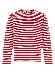 Comme Des Garcons Play T-shirt red emblem stipes long sleeve