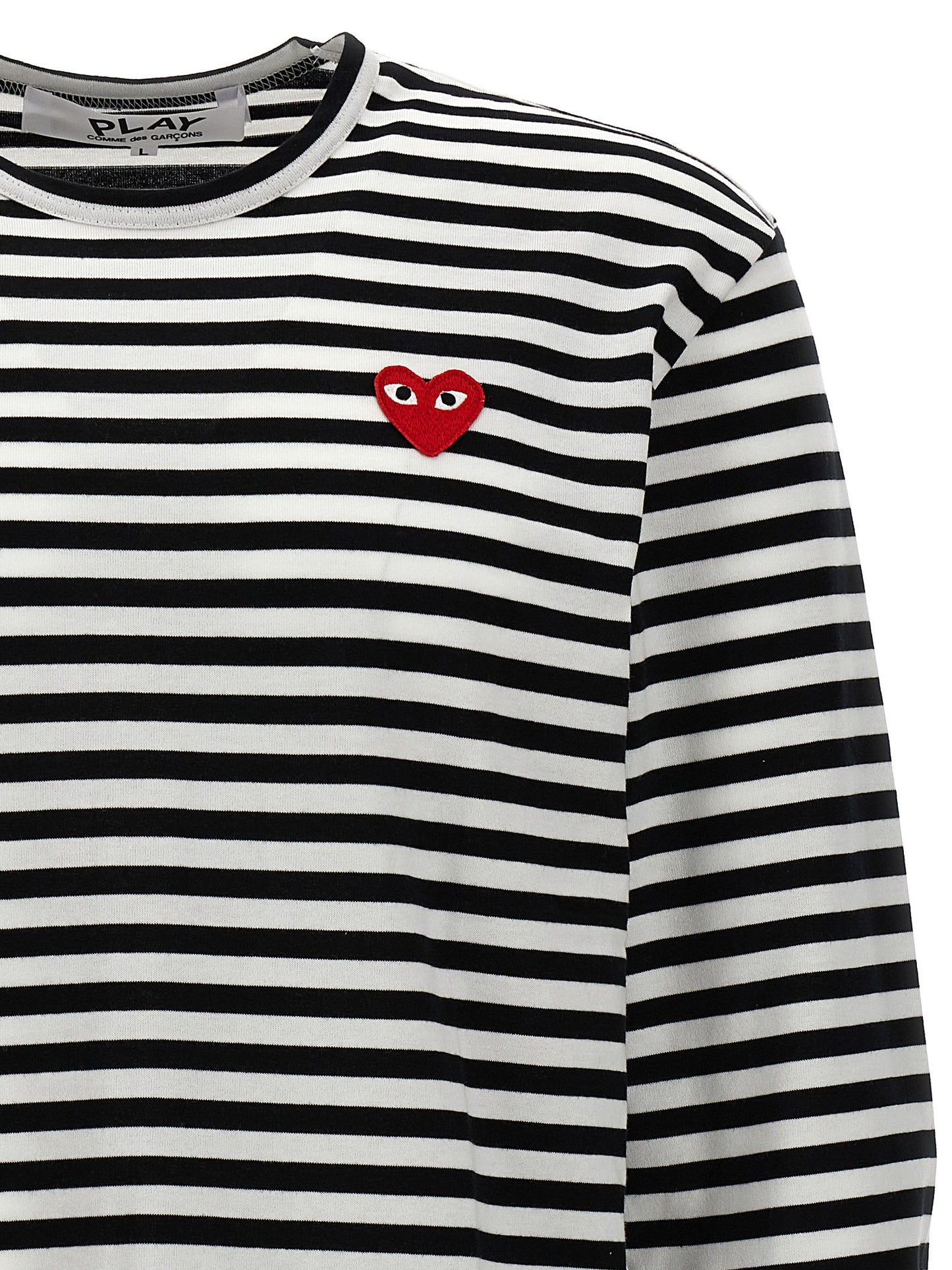 Logo patch stripes t-shirt T-shirt