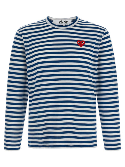 Logo patch stripes t-shirt T-shirt