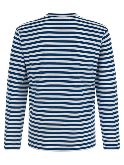 Logo patch stripes t-shirt T-shirt