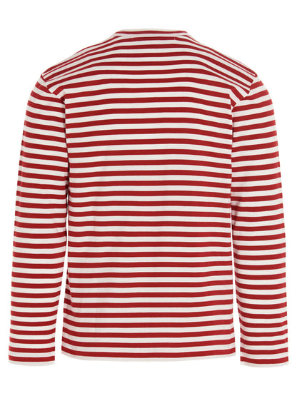 Logo patch stripes t-shirt T-shirt