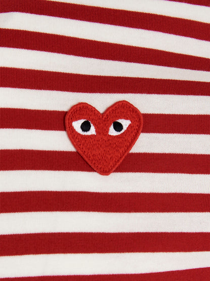 Logo patch stripes t-shirt T-shirt