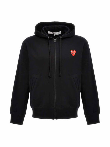 'Double Heart' hoodie Sweatshirt