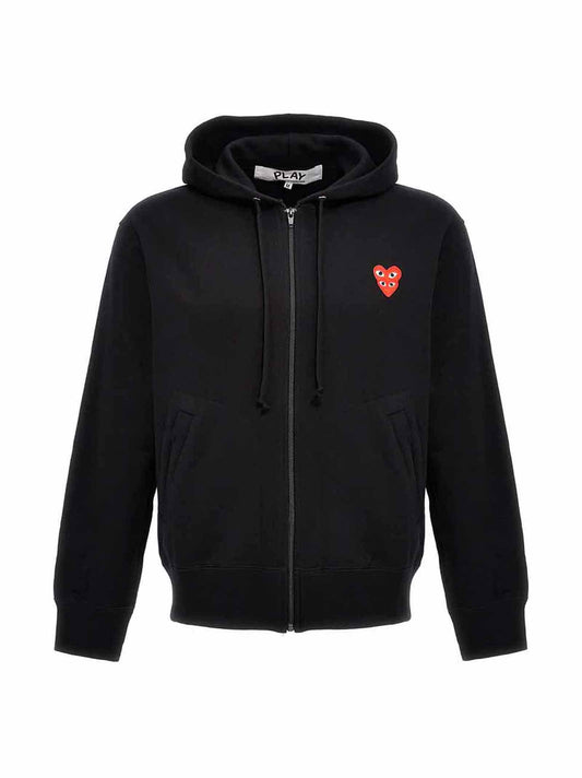 'Double Heart' hoodie Sweatshirt
