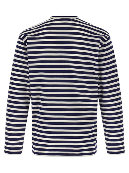 Logo patch stripes t-shirt T-shirt