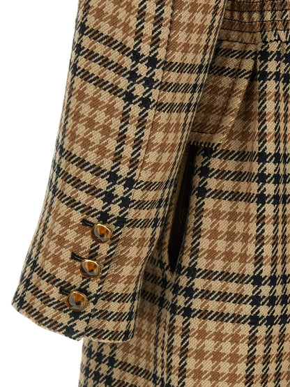 Valentino Garavani Houndstooth Wool coat Coats, trench coats