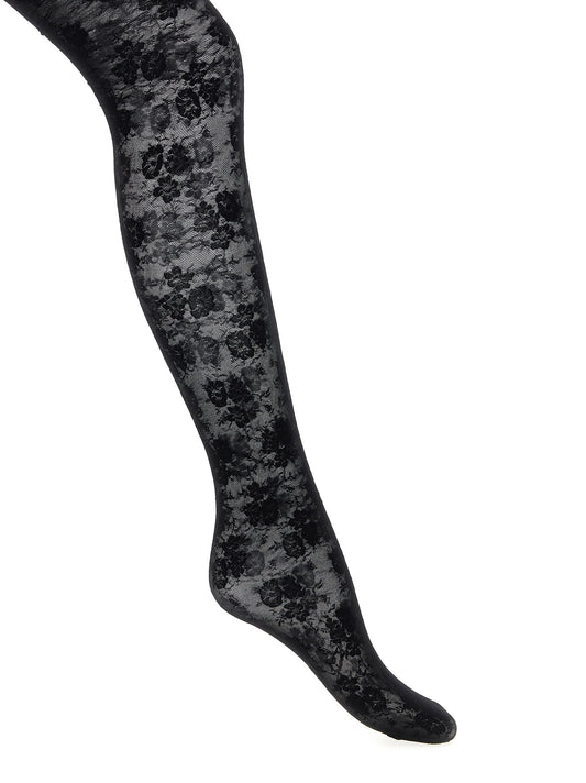 Valentino Garavani 'Chez Valentino' lace tights Socks