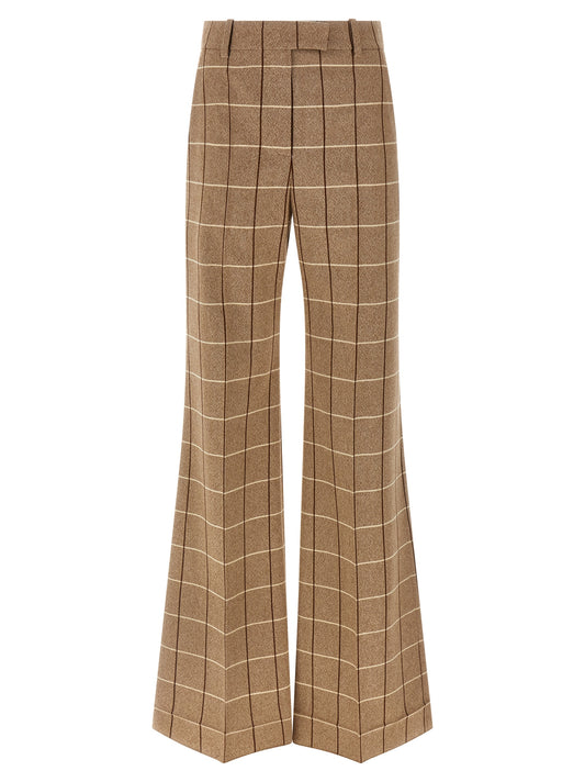 ValentinoGaravani Wool pants with window pattern Pants