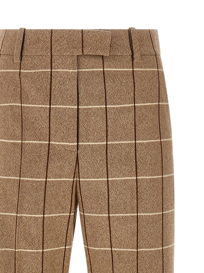 ValentinoGaravani Wool pants with window pattern Pants