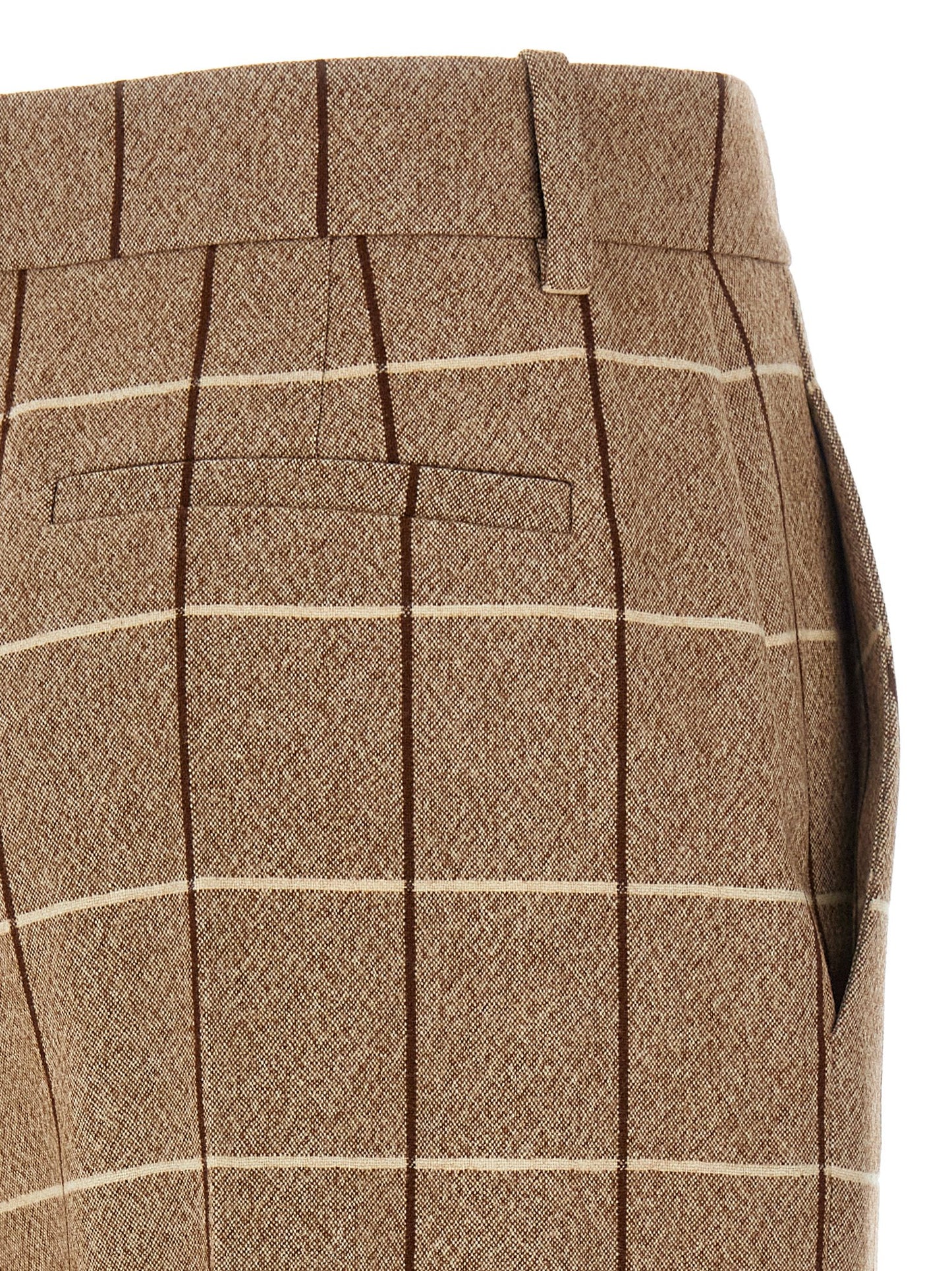 ValentinoGaravani Wool pants with window pattern Pants