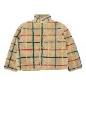 Bobo Choses Color stripes sheepskin jacket