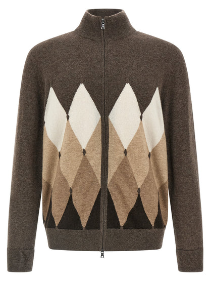 'Argyle' cardigan Sweater, cardigans