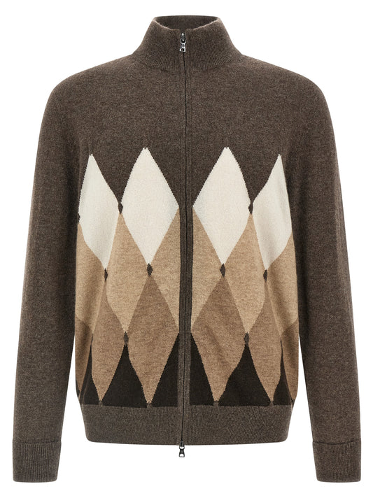 'Argyle' cardigan Sweater, cardigans