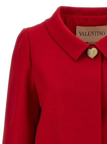 Valentino Garavani crepe jacket Blazer and Suits
