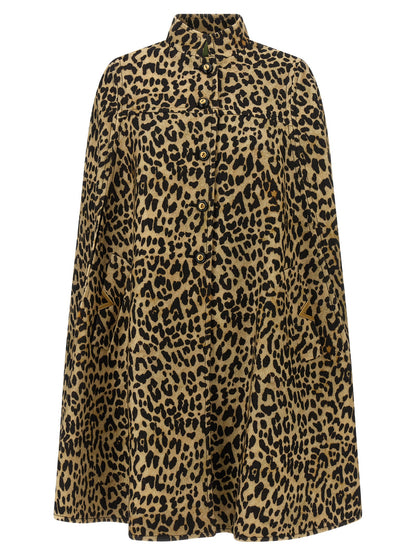 Valentino Garavani cape in animalier cloth Capes