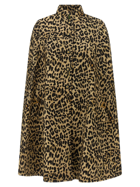 Valentino Garavani cape in animalier cloth Capes