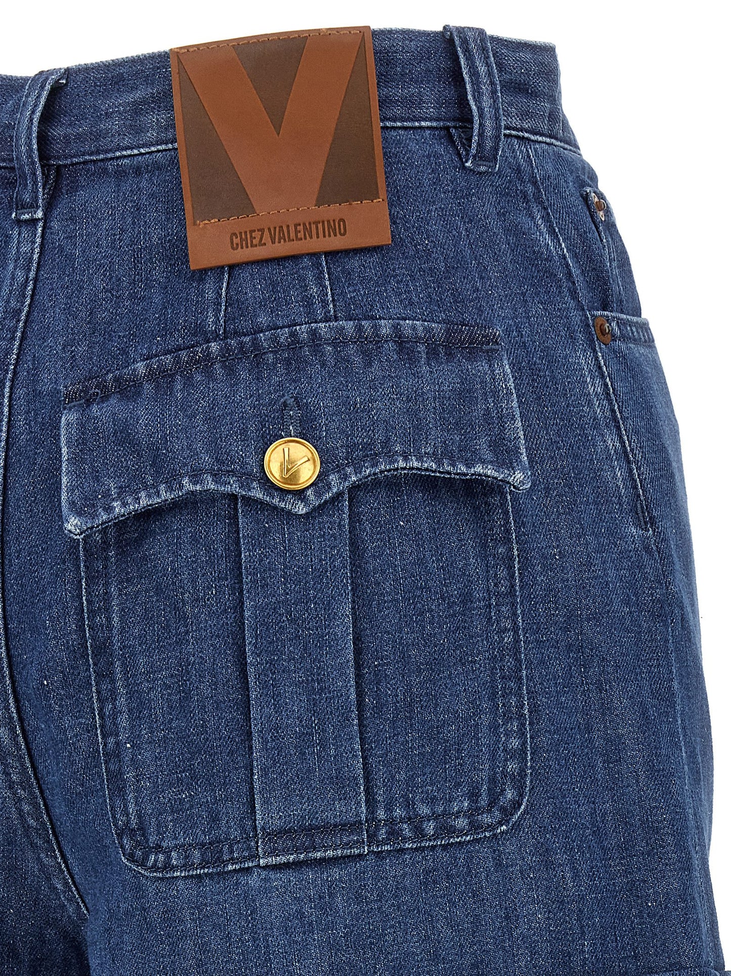 Valentino Garavani denim shorts Bermuda, short
