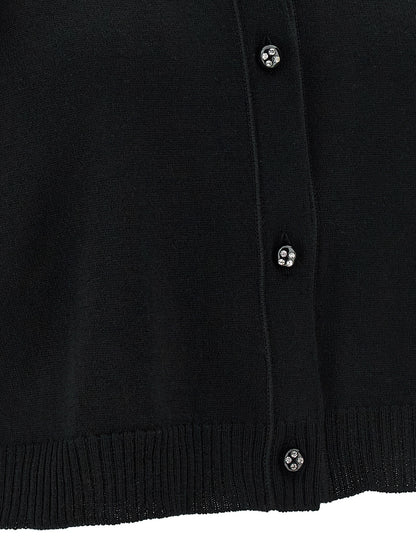 Valentino Garavani feathered knit cardigan Sweater, cardigans