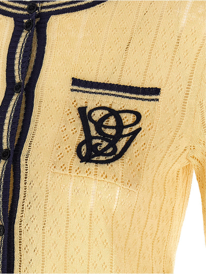 Valentino Garavani VG embroidery cardigan Sweater, cardigans