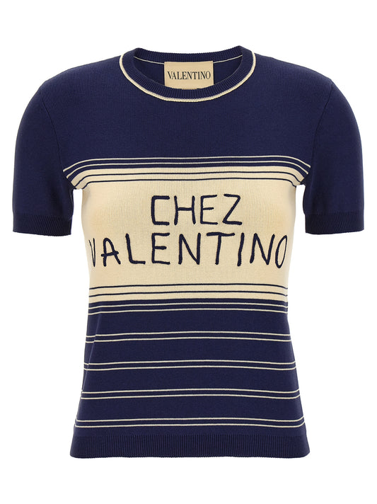 Valentino Garavani 'Chez Valentino' T-shirt T-shirt