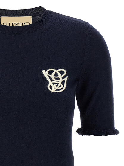 Valentino Garavani VG embroidery top Tops