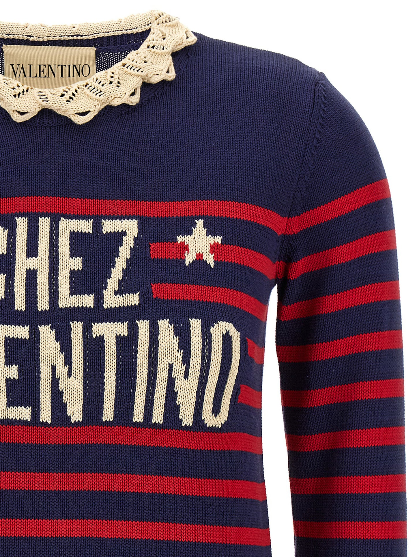Valentino Garavani 'Chez Valentino' Jersey Sweater, cardigans