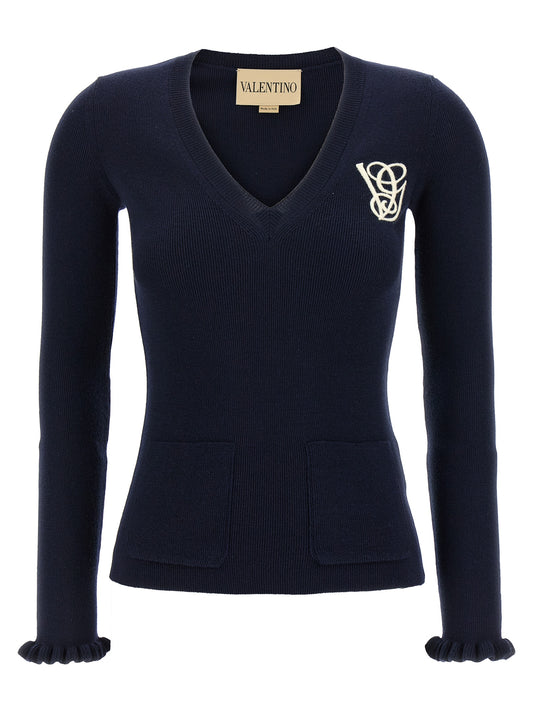 Valentino Garavani embroidery sweater Sweater, cardigans