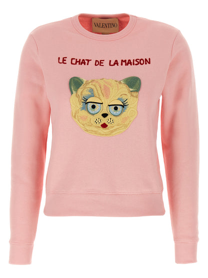 Valentino Garavani 'Le Chat de la Maison' sweatshirt Sweatshirt