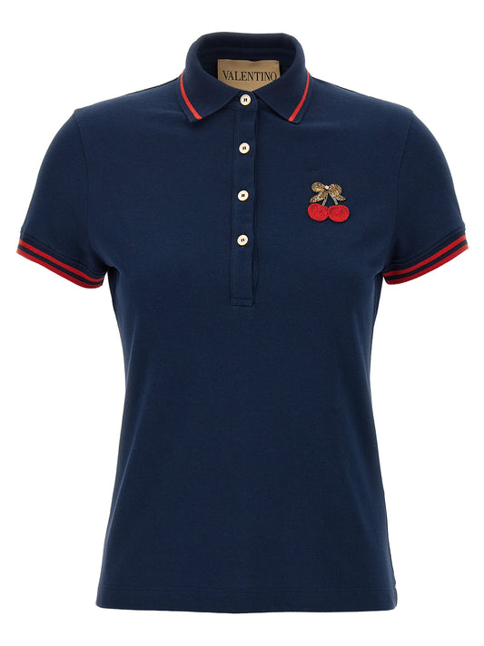 Valentino Garavani 'Cherryfic' polo shirt Polo