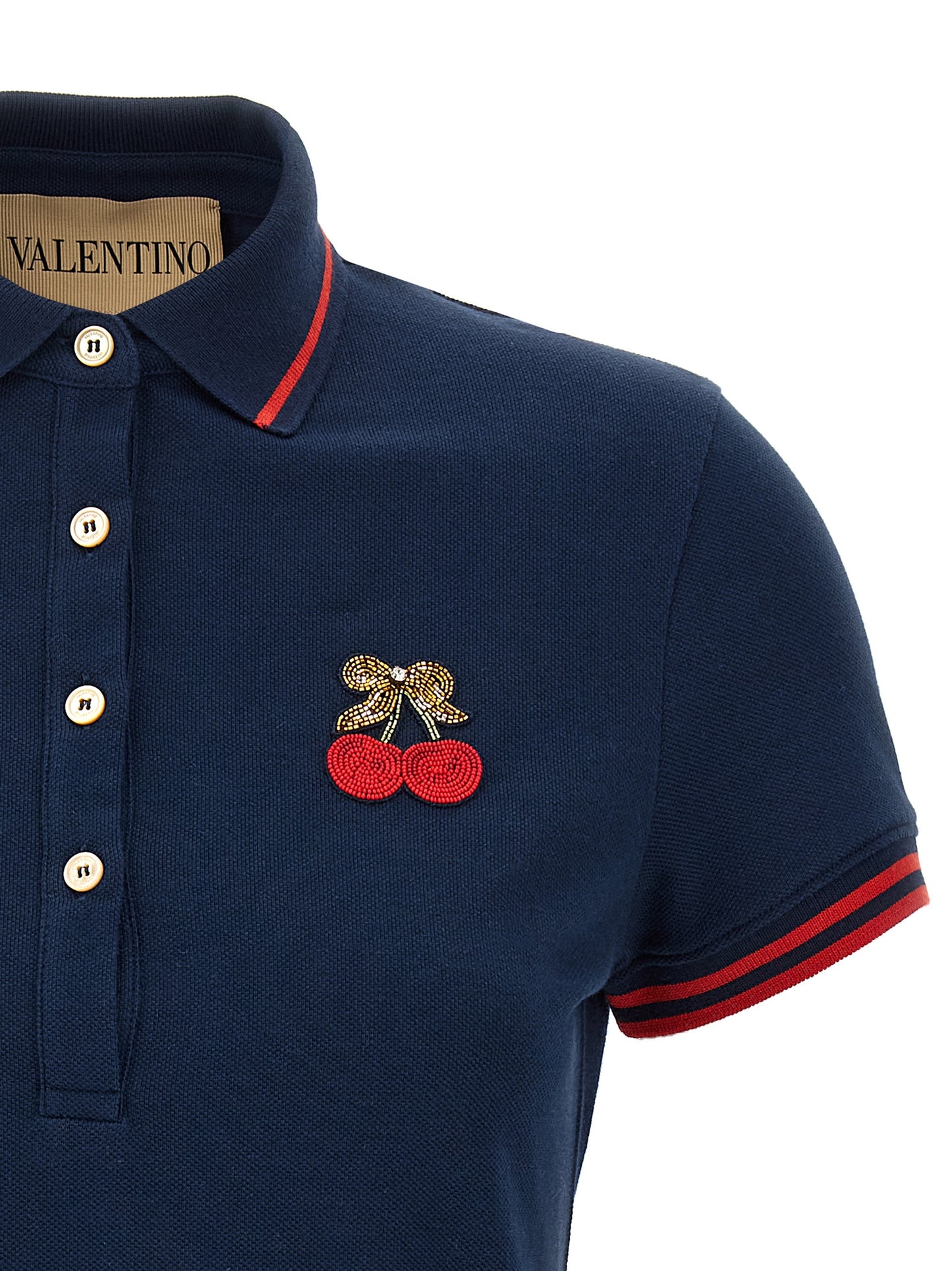 Valentino Garavani 'Cherryfic' polo shirt Polo