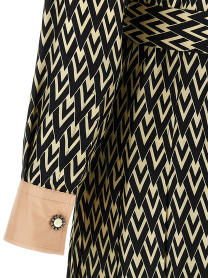 Valentino Garavani 'Toute La V' midi dress Dresses