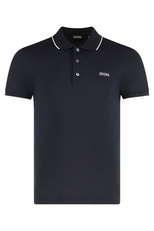 Zegna Cotton-piqué polo shirt