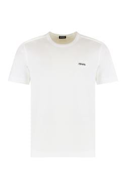Zegna T-shirt round neck in cotton