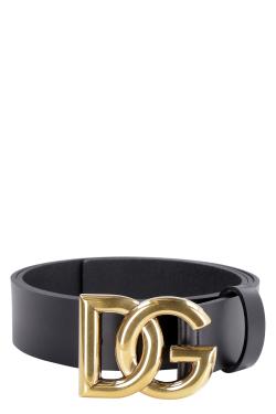 Dolce & Gabbana DG buckle leather belt