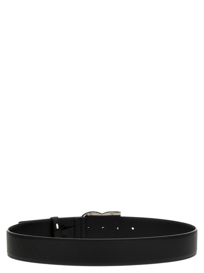 Logo leather belt Belts
